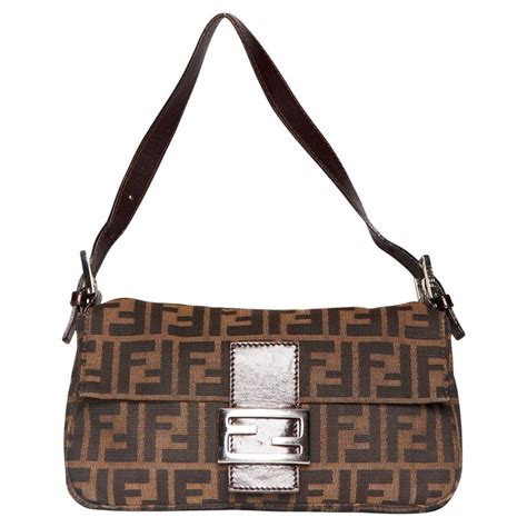 zucca baguette fendi|fendi zucca bag vintage.